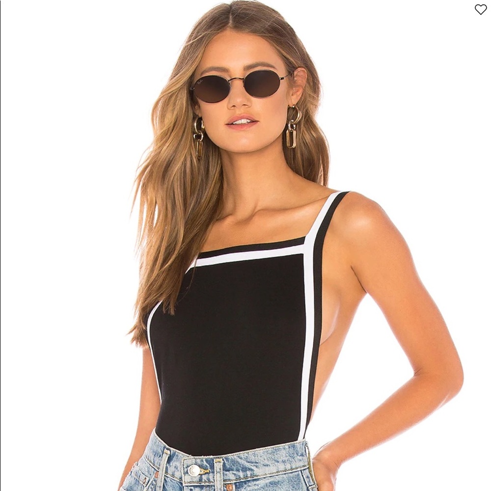 Revolve backless bodysuit